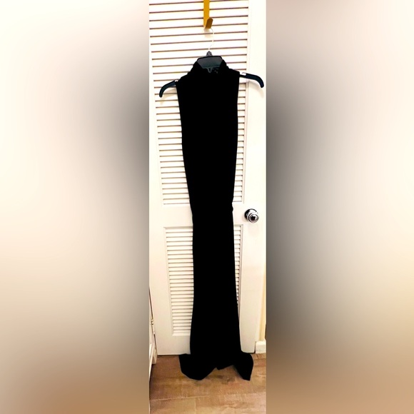 RALPH LAUREN Mock Tutleneck Black Jumpsuit size XL - Picture 1 of 4